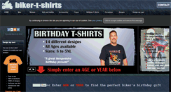 Desktop Screenshot of biker-t-shirts.co.uk