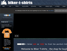 Tablet Screenshot of biker-t-shirts.co.uk